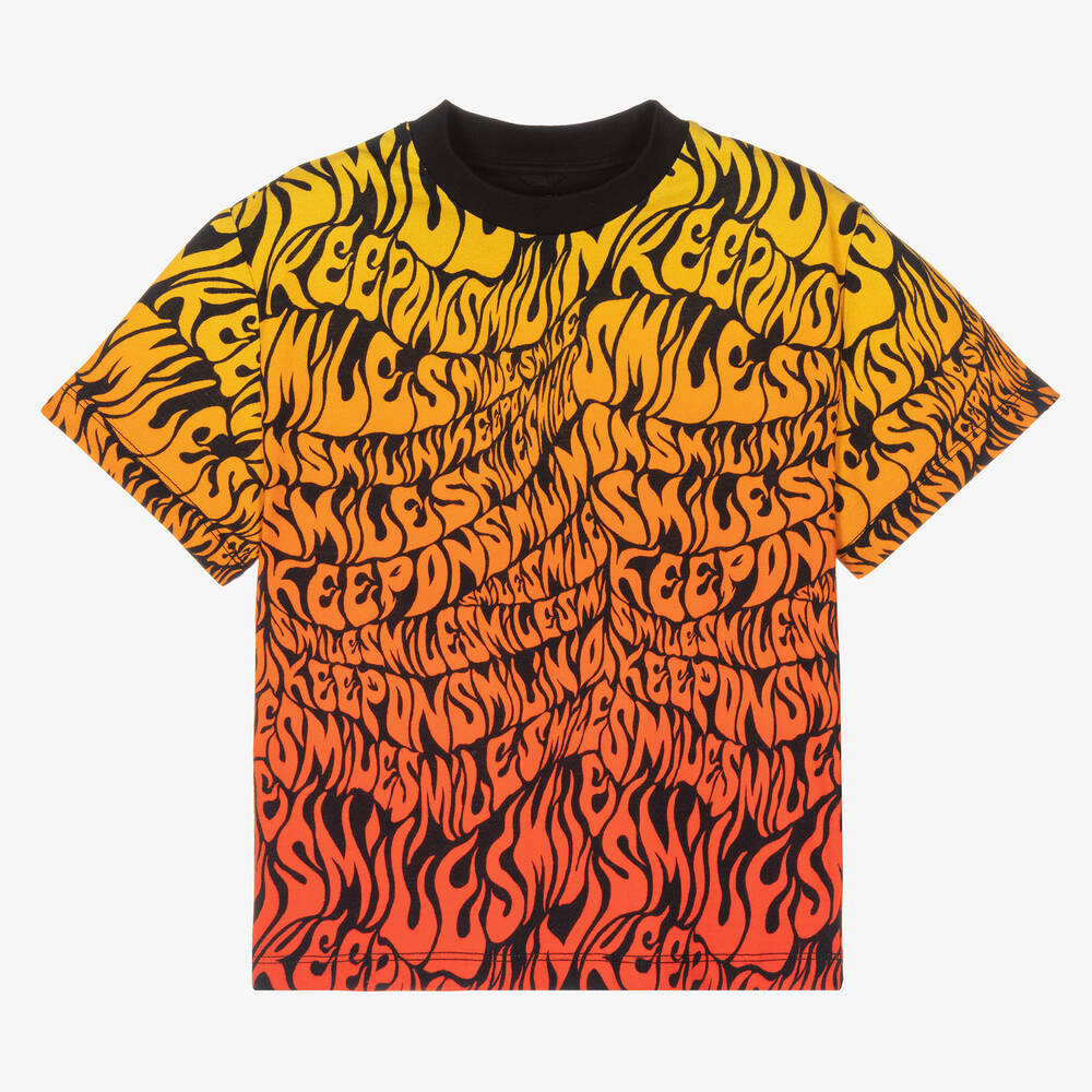Stella McCartney Kids - T-Shirt in Gelb und Rot (J) | Childrensalon