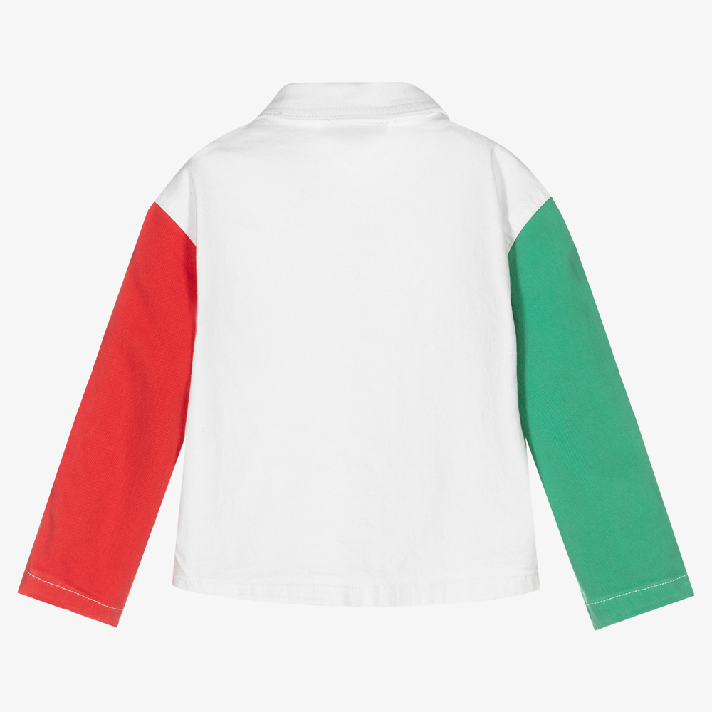 Stella McCartney Kids-Джинсовая куртка с цветовыми блоками | Childrensalon Outlet