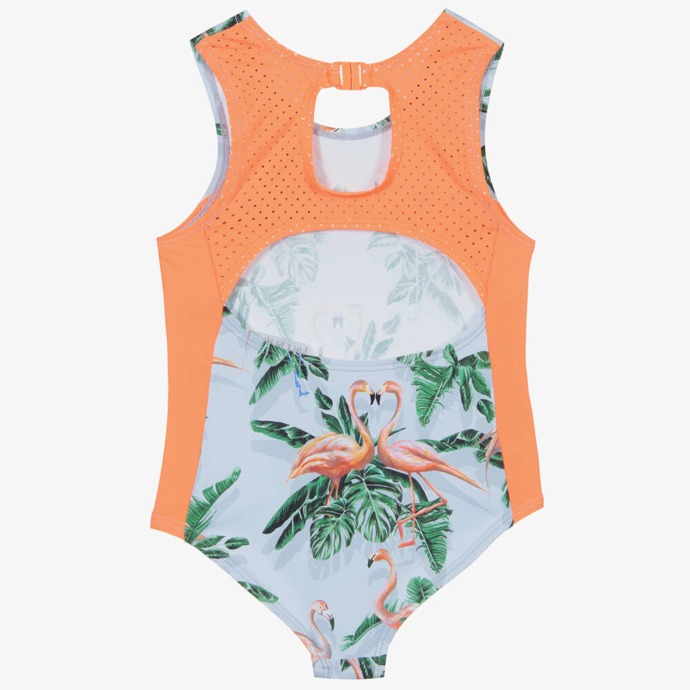 Stella McCartney Kids-Купальник с фламинго (UPF50+) | Childrensalon Outlet