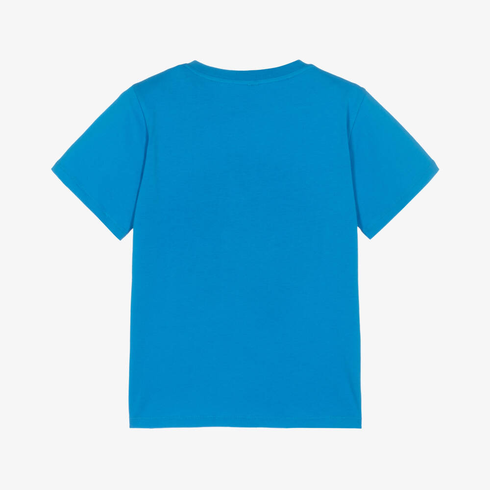 Stella McCartney Kids-Girls Azure Cotton Tee Delight | Childrensalon Outlet