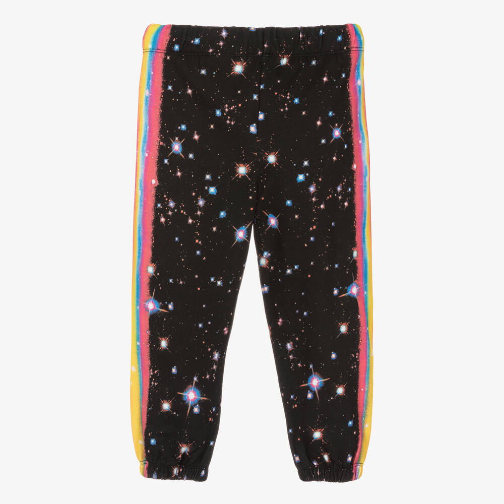 Stella McCartney Kids-جوغرز قطن عضوي لون أسود للبنات | Childrensalon Outlet