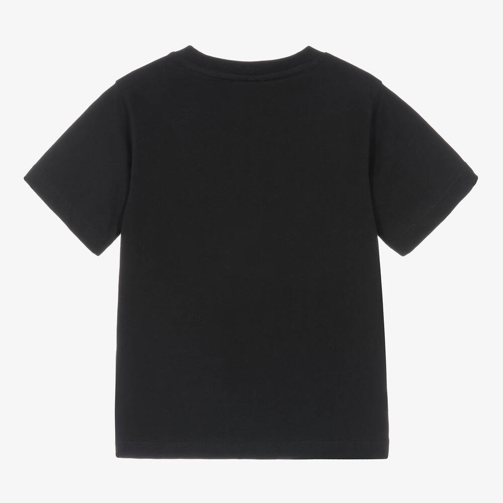Stella McCartney Kids-Girls Black Cotton Jersey T-Shirt | Childrensalon Outlet