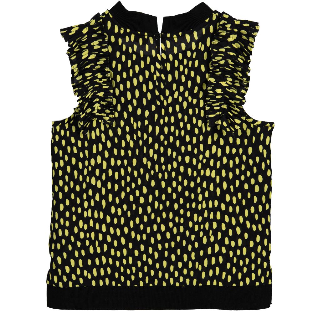 Stella McCartney Kids-Girls Black Dots Blouse | Childrensalon Outlet