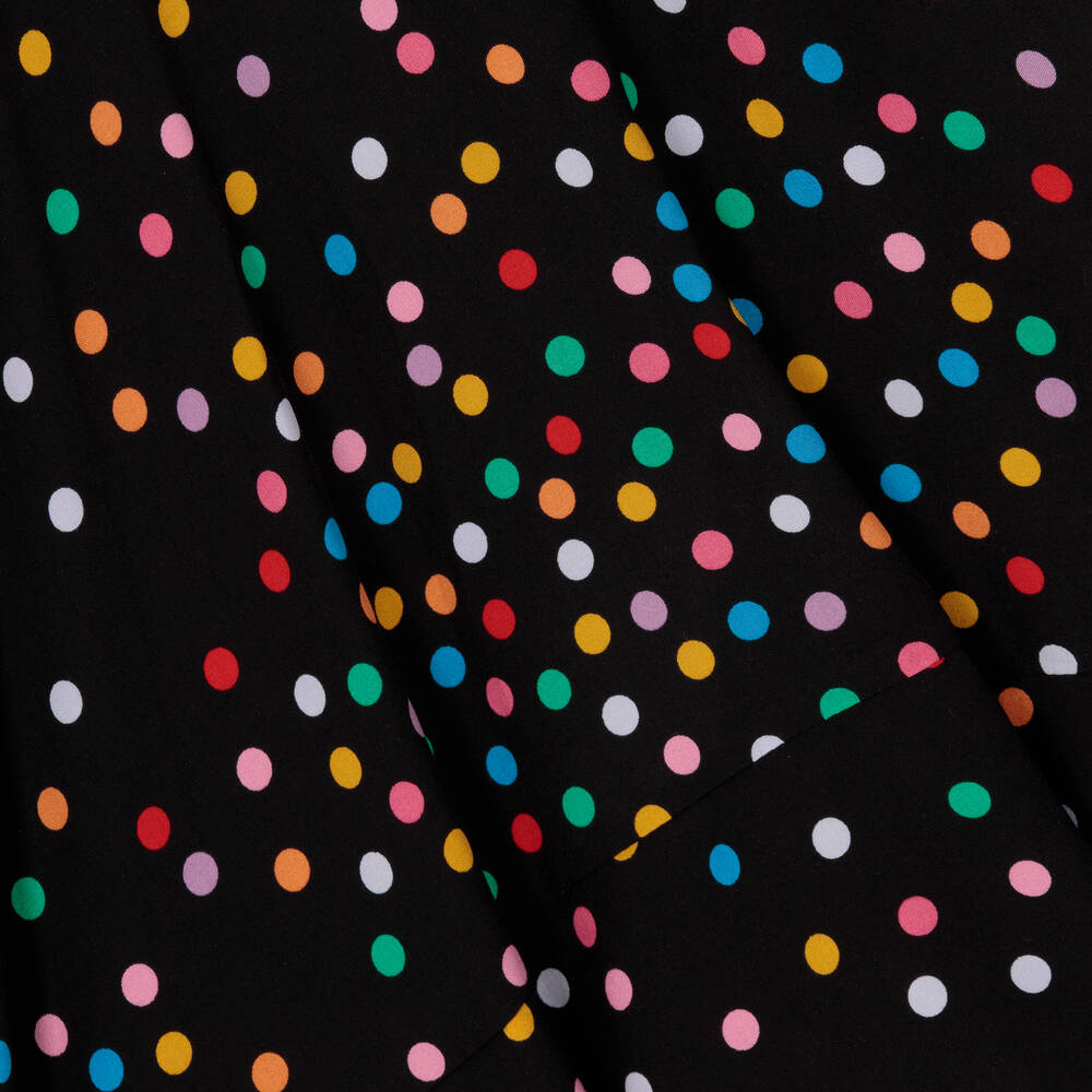 Stella McCartney Kids-فستان فيسكوز لون أسود | Childrensalon Outlet