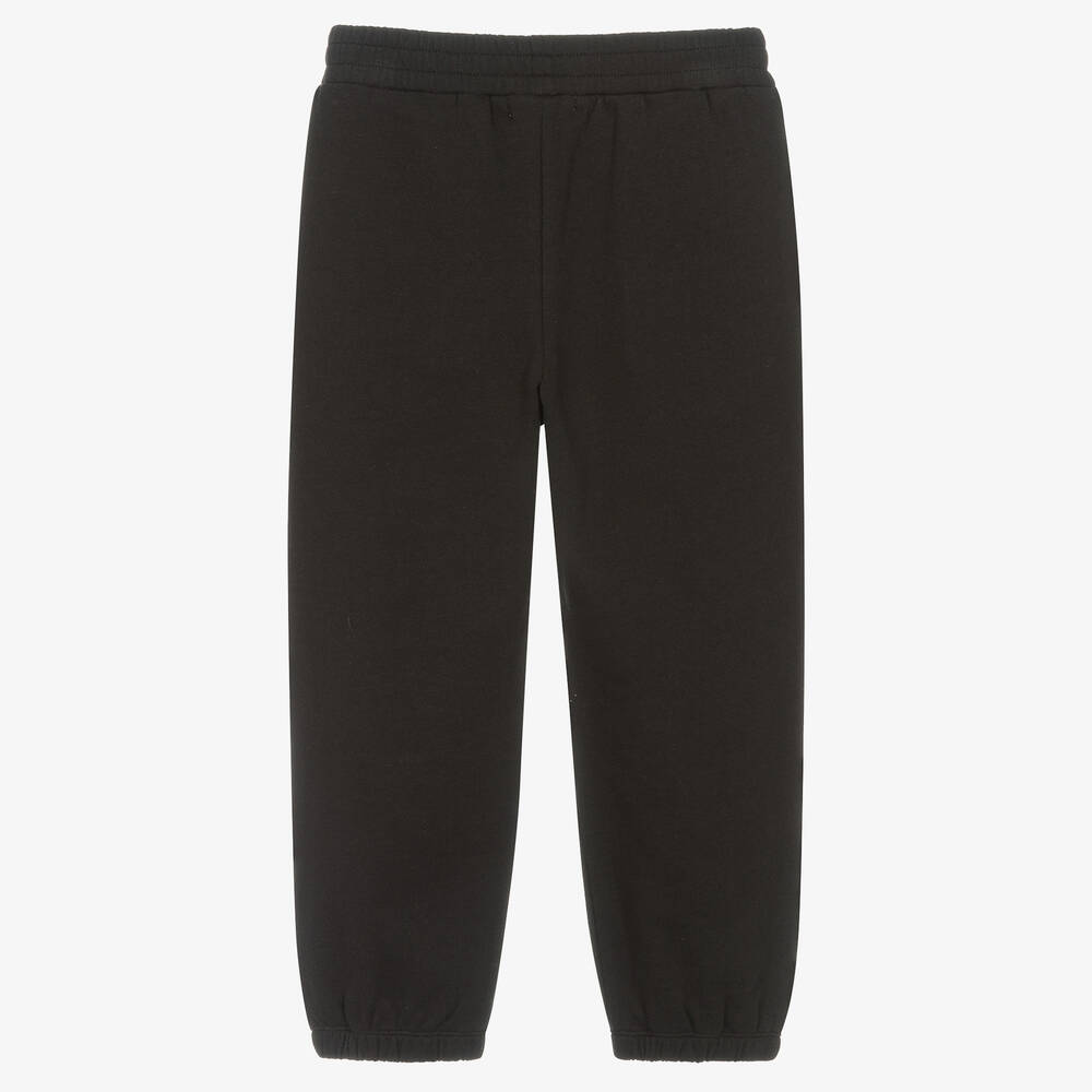 Stella McCartney Kids-Girls Black Embroidered Acorn Joggers | Childrensalon Outlet