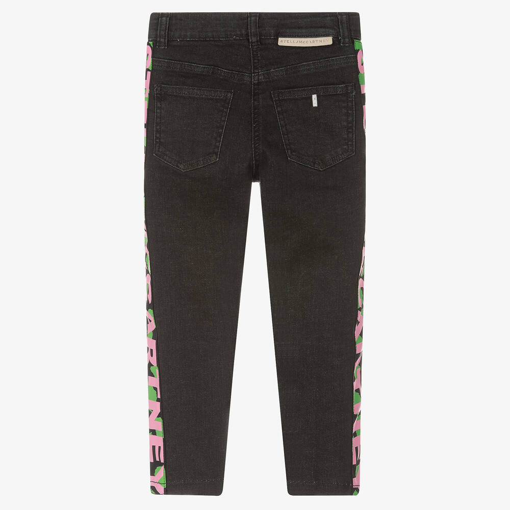 Stella McCartney Kids-Черные джинсы скинни для девочек | Childrensalon Outlet