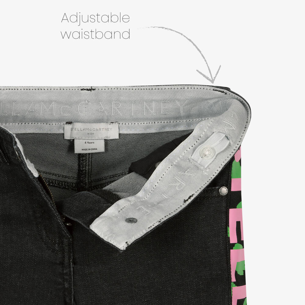 Stella McCartney Kids-Черные джинсы скинни для девочек | Childrensalon Outlet