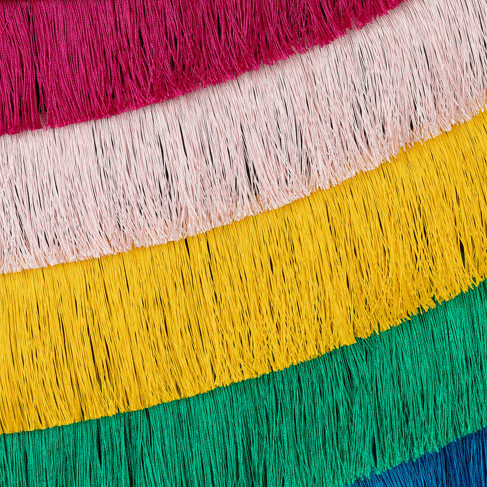 Stella McCartney Kids-فستان لون أسود بطبقات ملونة | Childrensalon Outlet