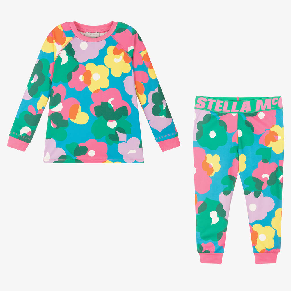 Stella McCartney Kids - Girls Blue Base Layer Set