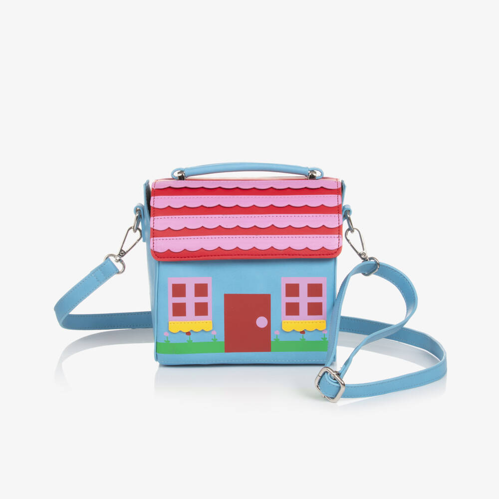 Stella McCartney Kids-Girls Blue Cottage Shoulder Bag | Childrensalon Outlet