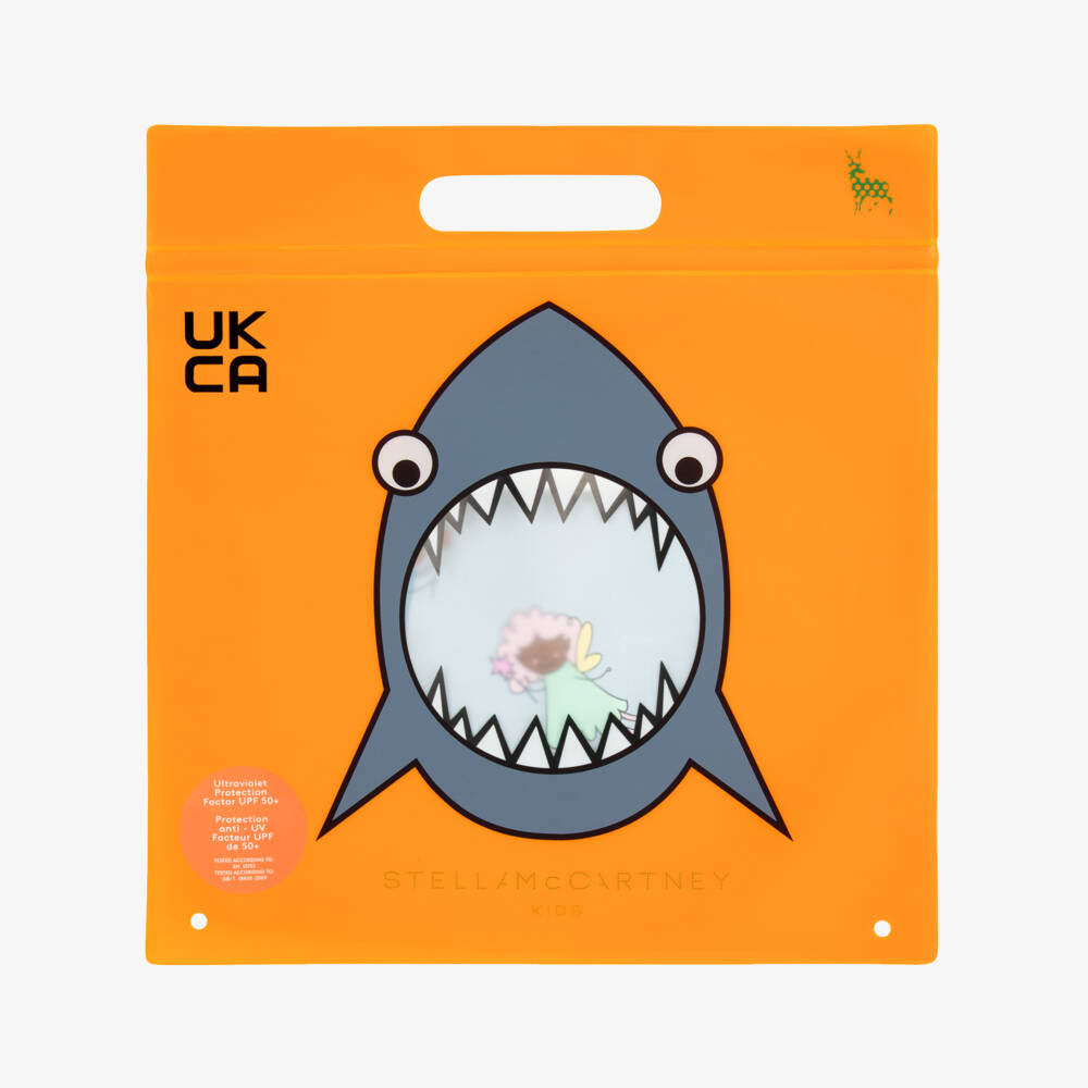 Stella McCartney Kids-مايوه أزرق للبنات بتصميم جناح الجنية | Childrensalon Outlet