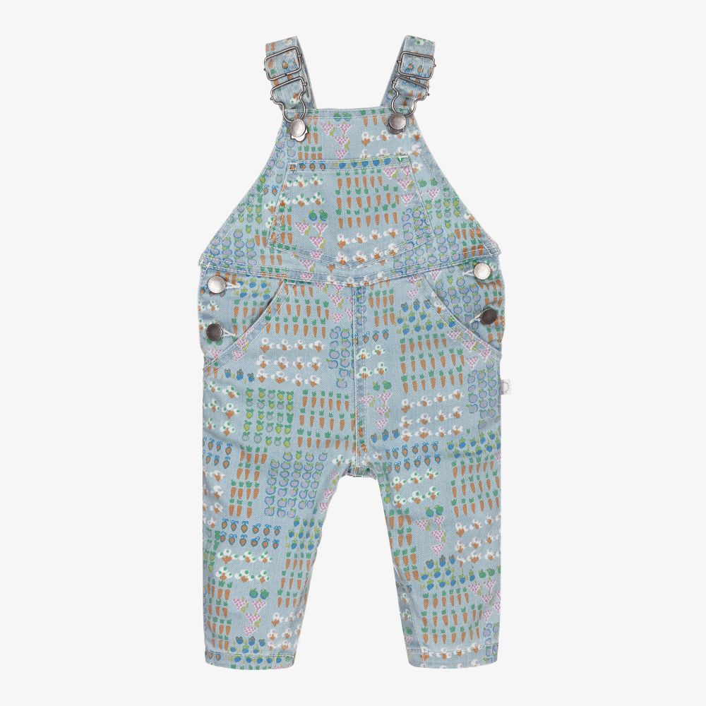 Stella McCartney Kids - Blaue Gartenlatzhosen für Mädchen | Childrensalon