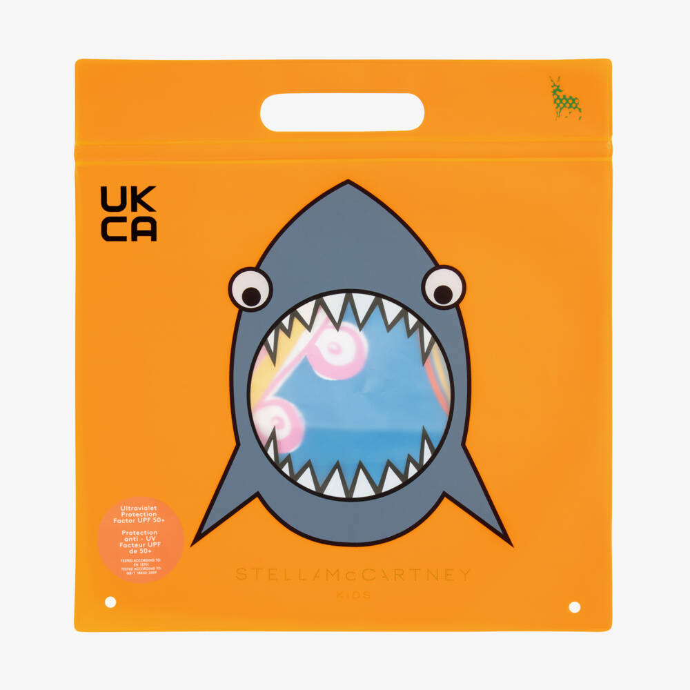 Stella McCartney Kids-Girls Blue Roller Skate Print Bikini (UPF50+) | Childrensalon Outlet