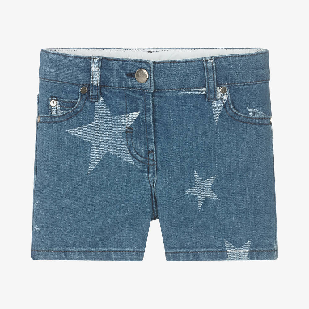 Stella McCartney Kids - Short denim à imprimé étoiles fille | Childrensalon