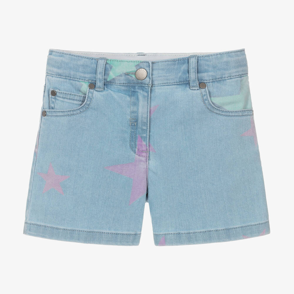 Stella mccartney denim shorts hotsell