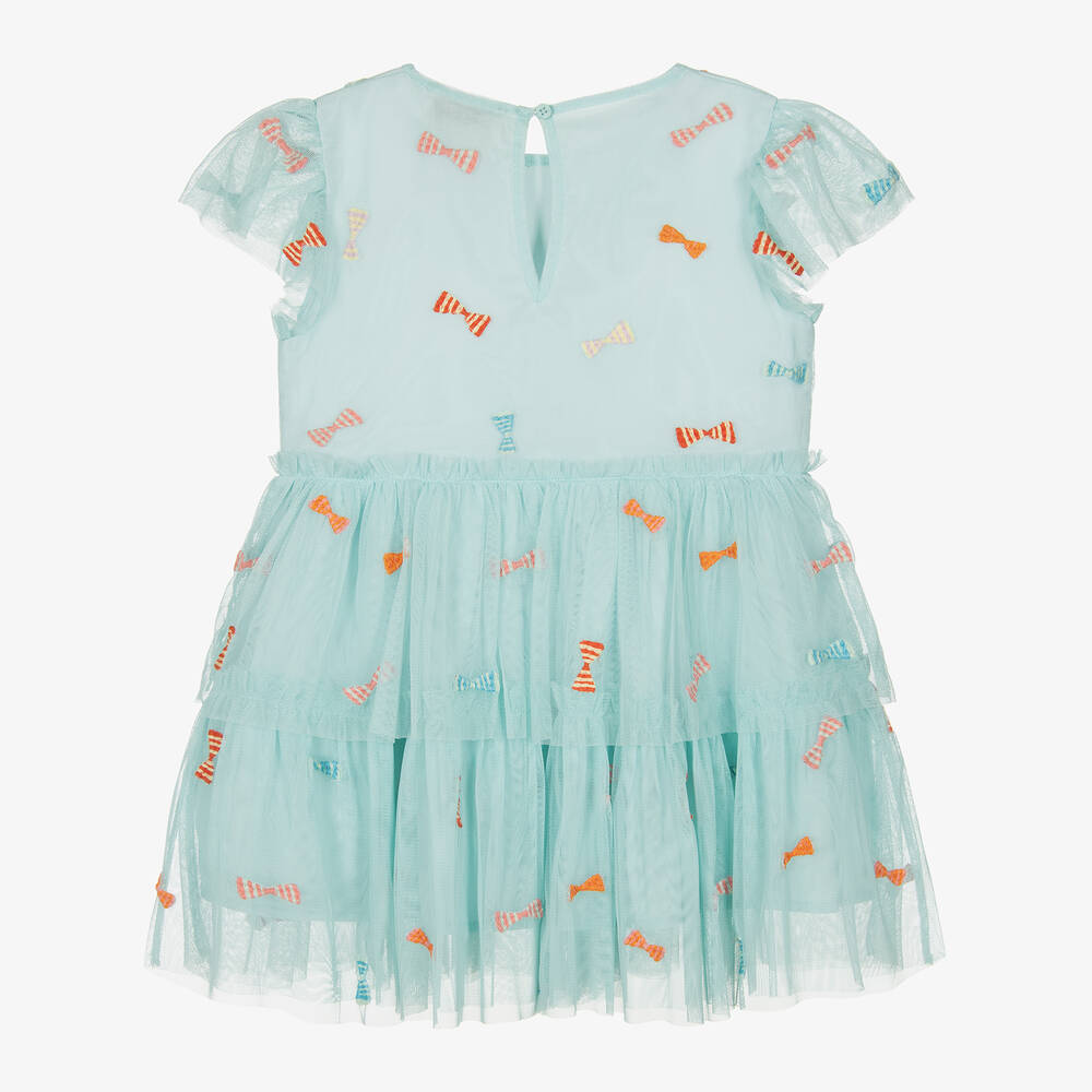 STELLA MCCARTNEY KIDS ドレス ボーイ Stella McCartney Kids - Girls Blue Tulle Bows Dress