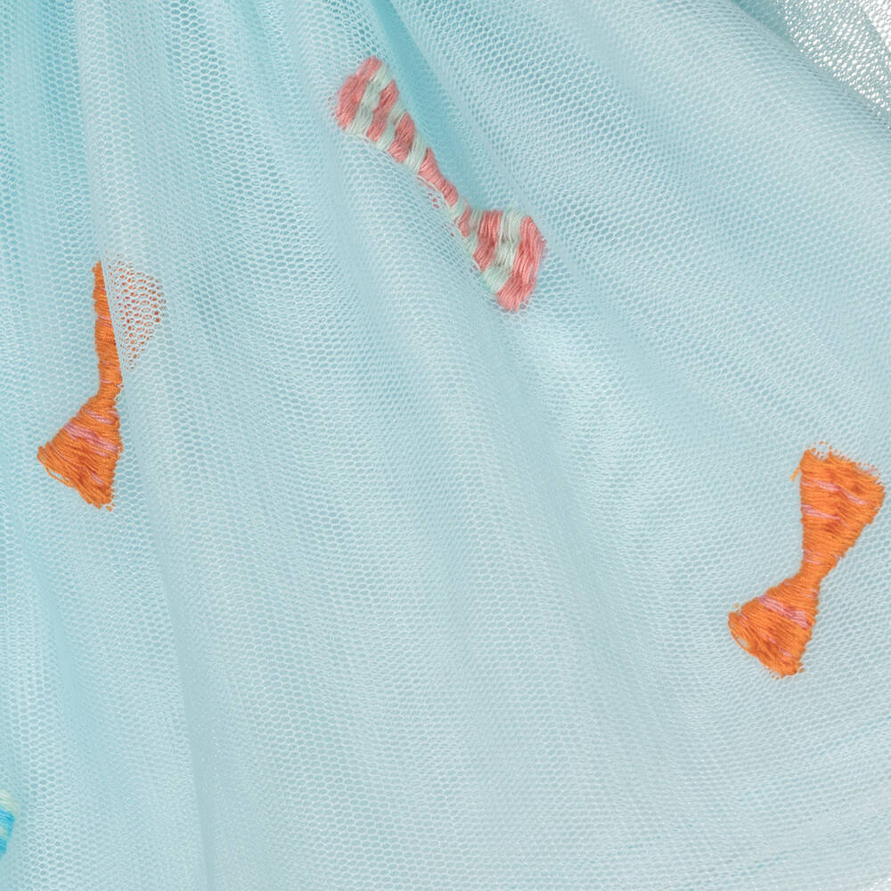 Stella McCartney Kids-Girls Blue Tulle Skirt | Childrensalon Outlet