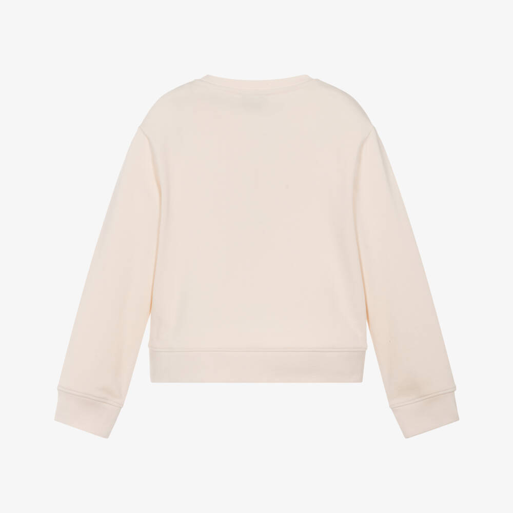 Stella McCartney Kids-Girls Blush Cotton Berry Pullover | Childrensalon Outlet