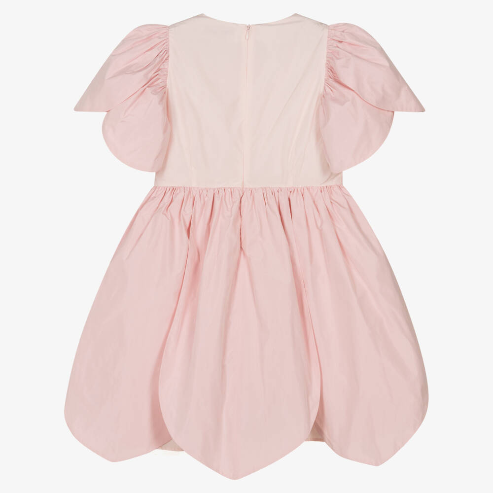 Stella McCartney Kids-Girls Blush Floral Layered Dress | Childrensalon Outlet