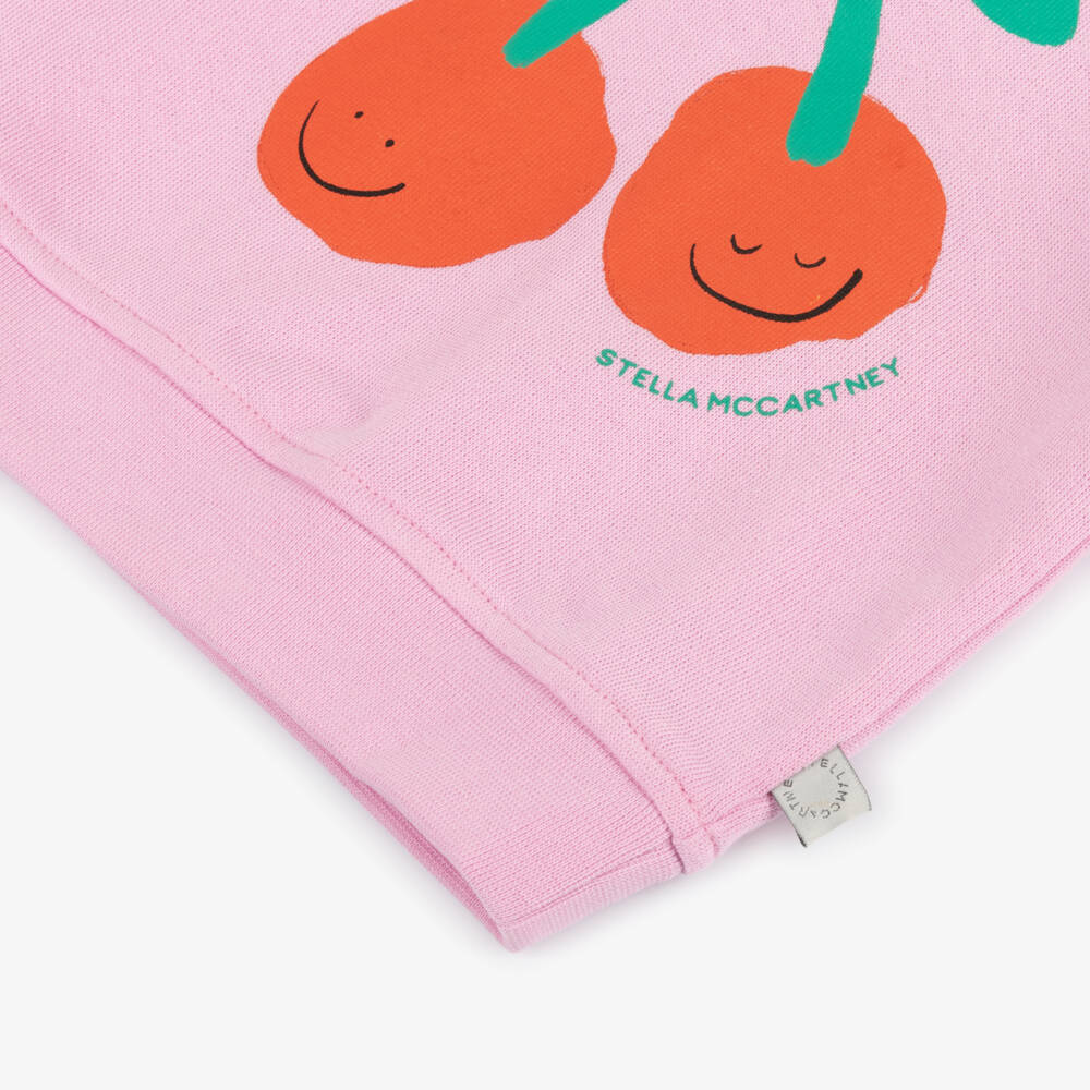Stella McCartney Kids-Girls Cherry Blossom Cotton Pullover | Childrensalon Outlet