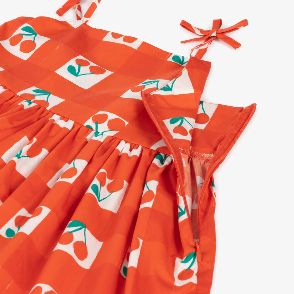 Stella McCartney Kids-Girls Cherry Print Cotton Sundress | Childrensalon Outlet