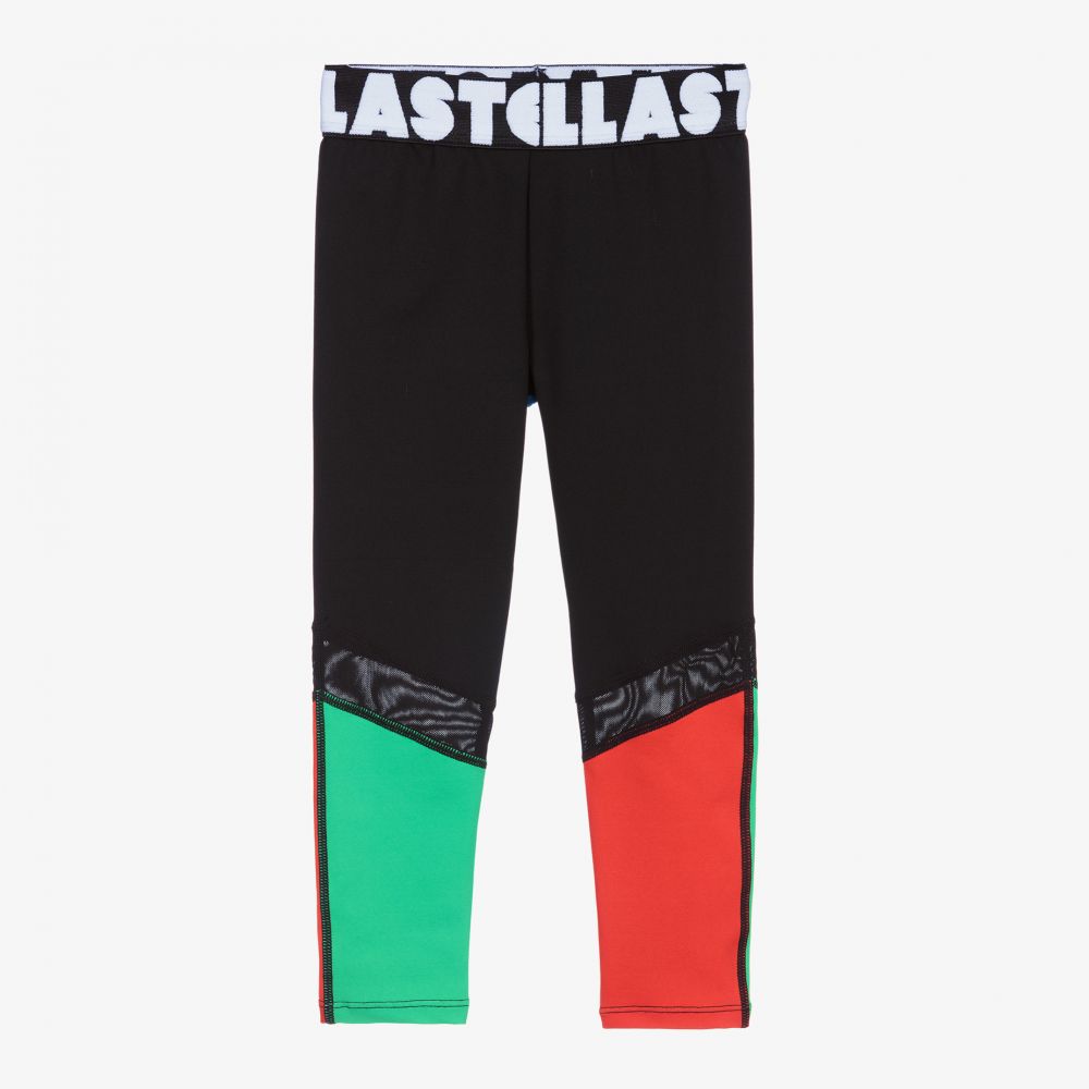 Stella McCartney Kids-Girls Colour Block Leggings | Childrensalon Outlet