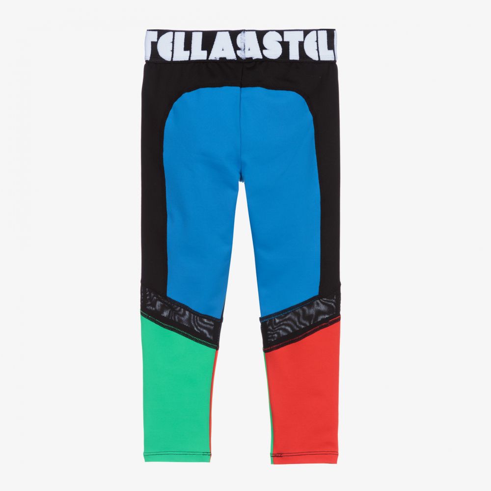 Stella McCartney Kids Girls Colour Block Leggings Childrensalon Outlet