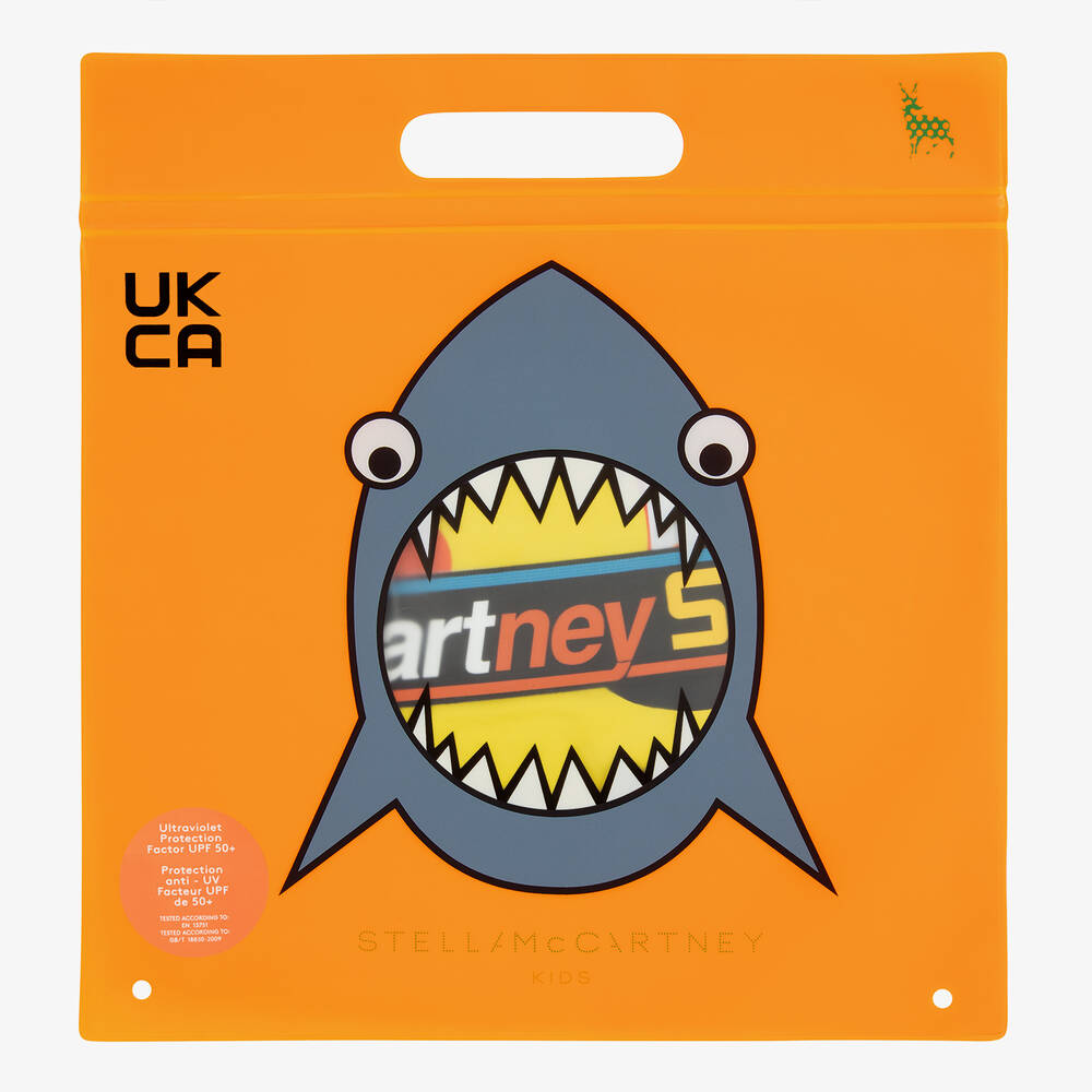 Stella McCartney Kids-Girls Colourblock Logo Bikini (UPF50+) | Childrensalon Outlet