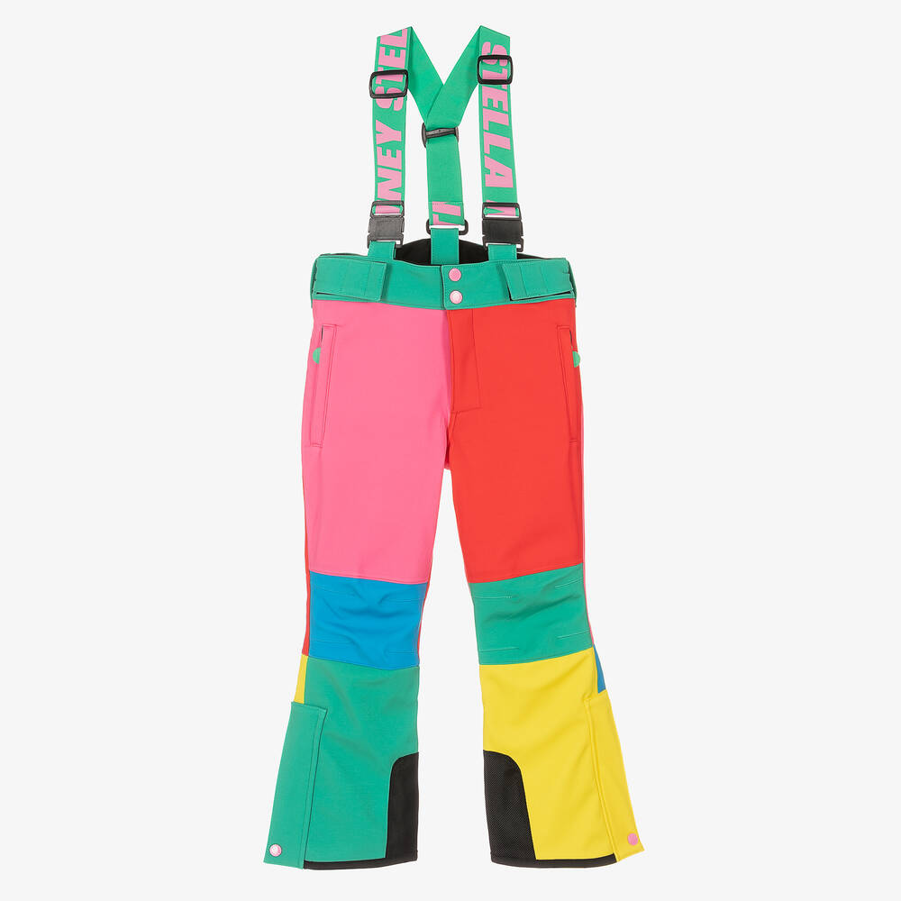 Stella McCartney Kids - Girls Colourblock Ski Trousers | Childrensalon