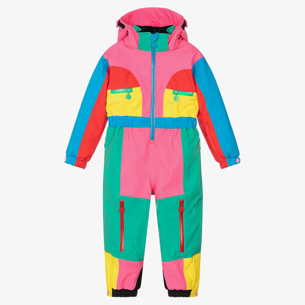 Stella McCartney Kids - Girls Colourblock Snowsuit | Childrensalon