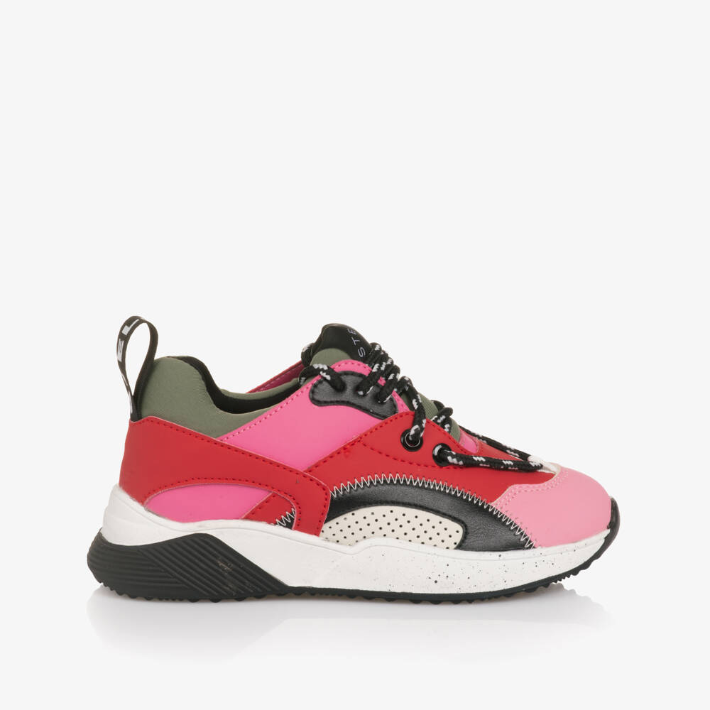 Stella McCartney Kids-Girls Colourful Lace-Up Trainers | Childrensalon Outlet