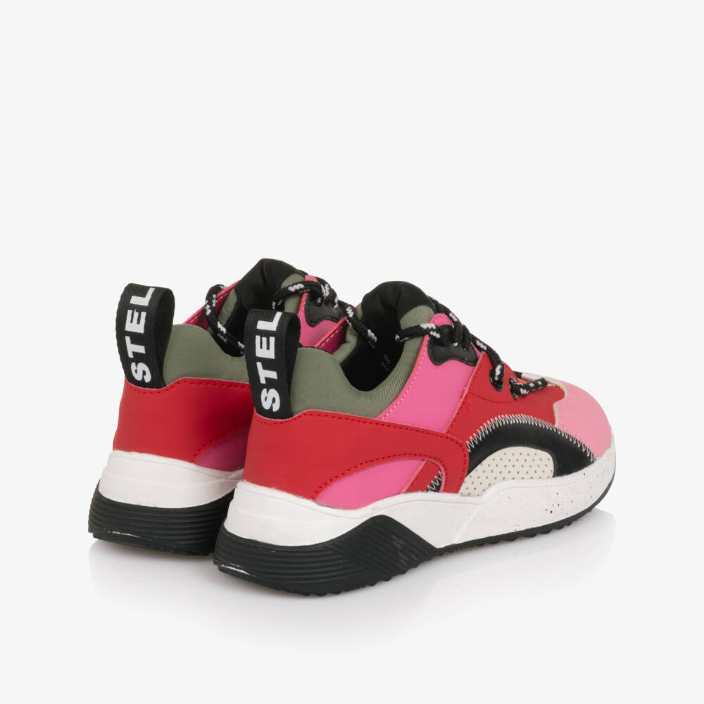 Stella McCartney Kids-Girls Colourful Lace-Up Trainers | Childrensalon Outlet