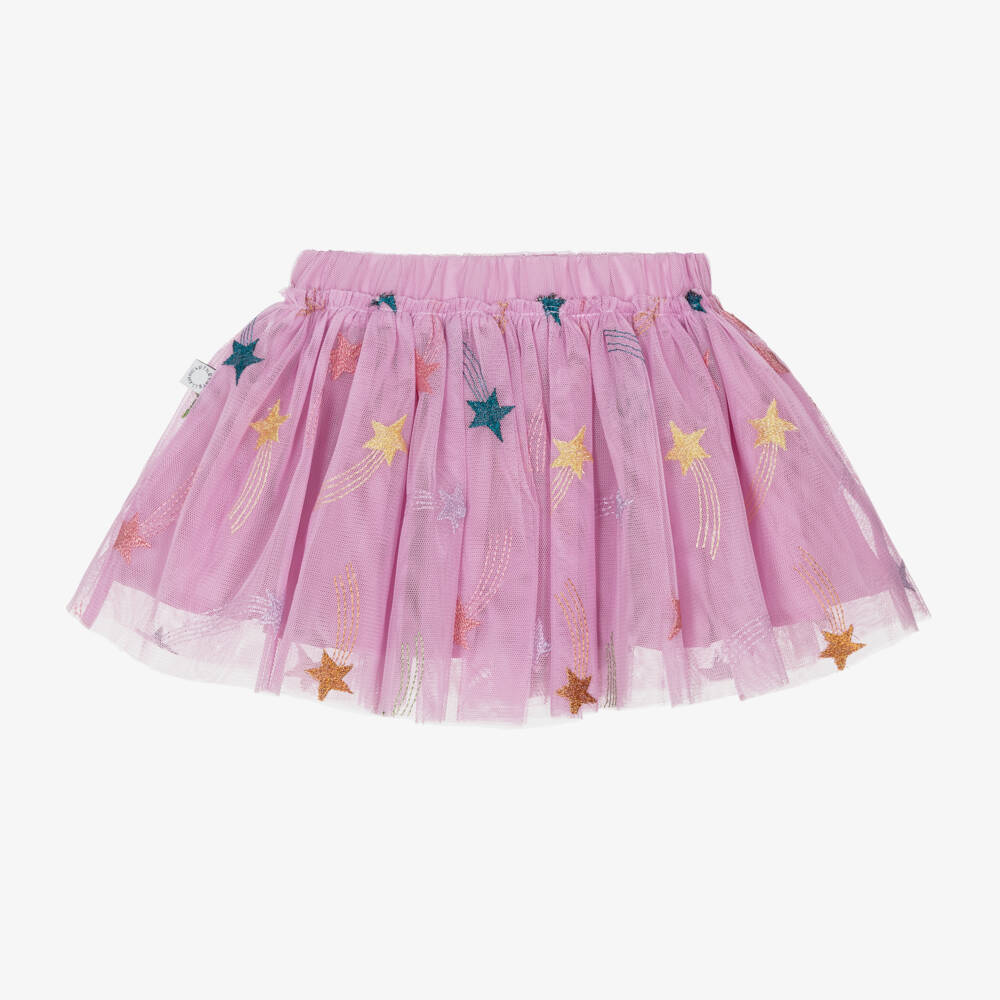 Stella McCartney Kids-Girls Cosmic Tulle Star Skirt | Childrensalon Outlet