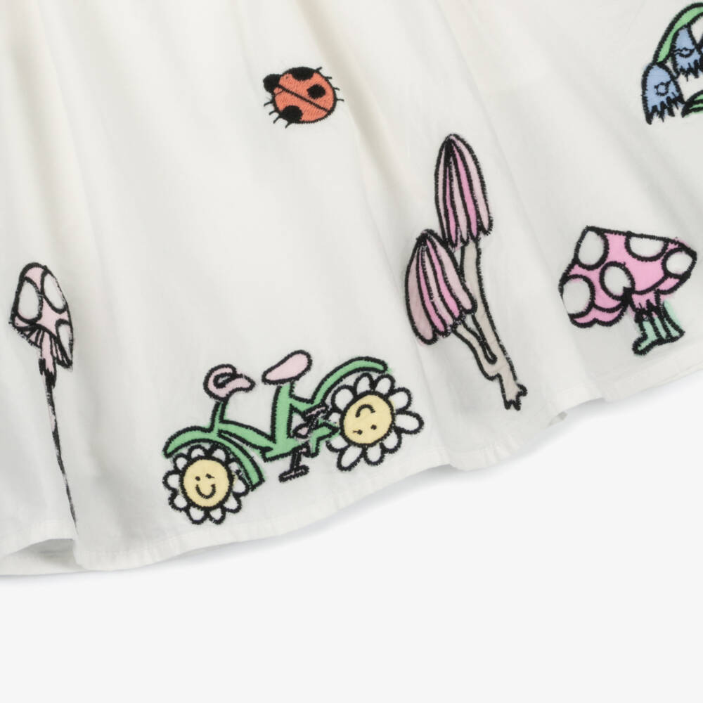Stella McCartney Kids-Girls Cotton Ivory Fairy Dress | Childrensalon Outlet