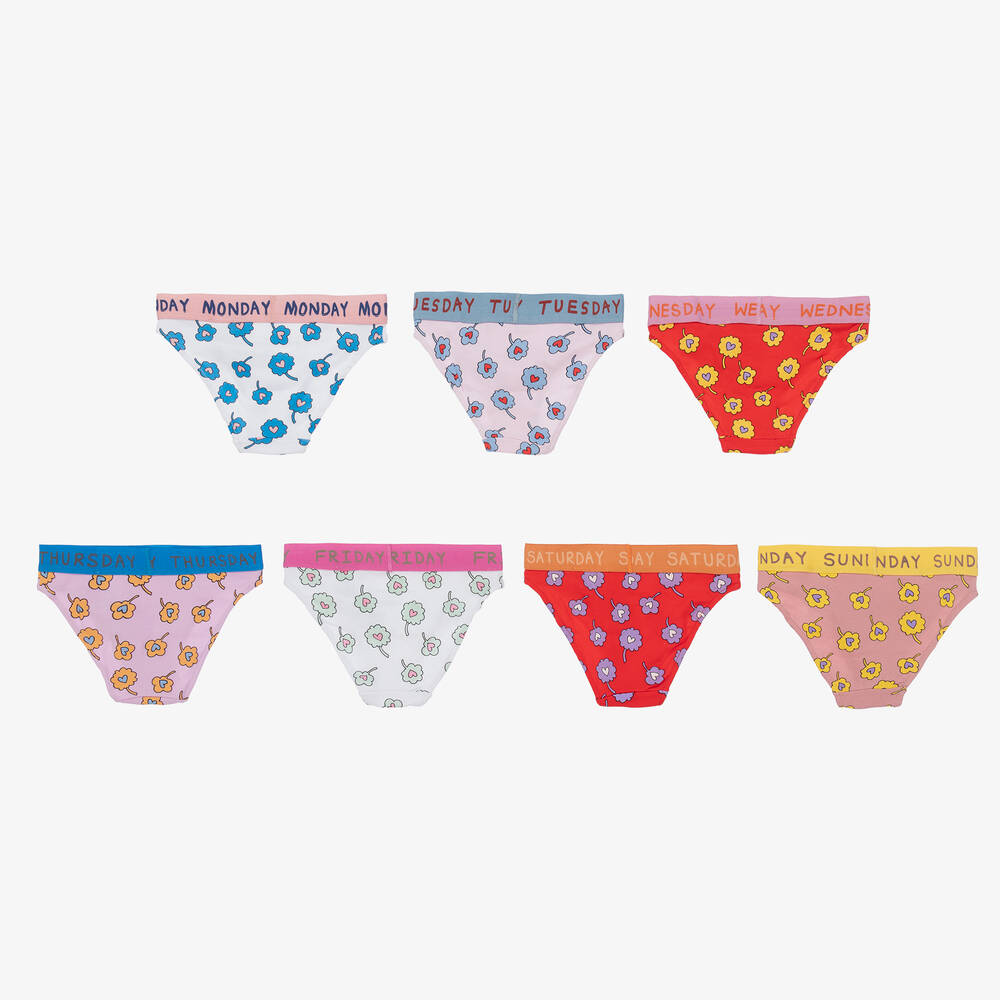 7-Pack Patterned Underwear for Toddler Girls