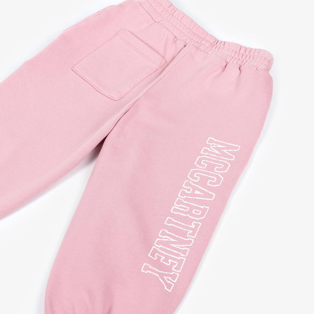 Stella McCartney Kids-Girls' Cotton Logo Trousers | Childrensalon Outlet