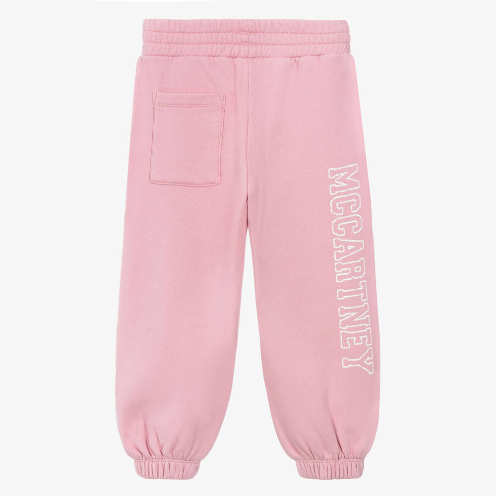 Stella McCartney Kids-Girls' Cotton Logo Trousers | Childrensalon Outlet