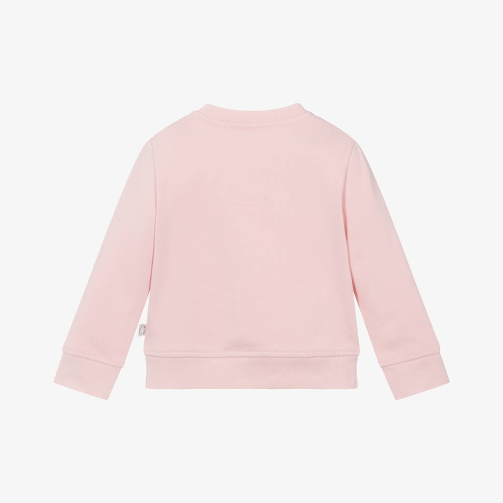 Stella McCartney Kids-Girls Cotton Pink Fairy Sweatshirt | Childrensalon Outlet
