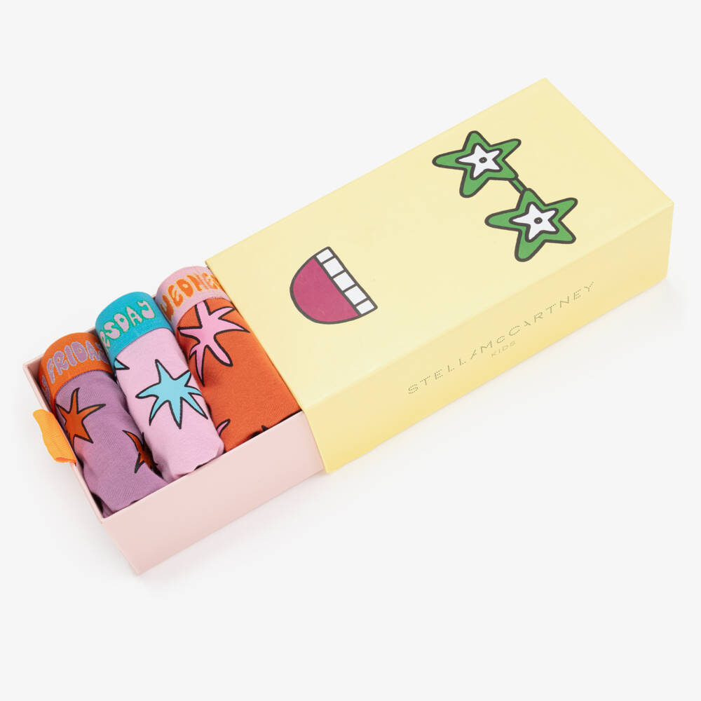 Stella McCartney Kids-Girls Cotton Star Print Pants Set | Childrensalon Outlet