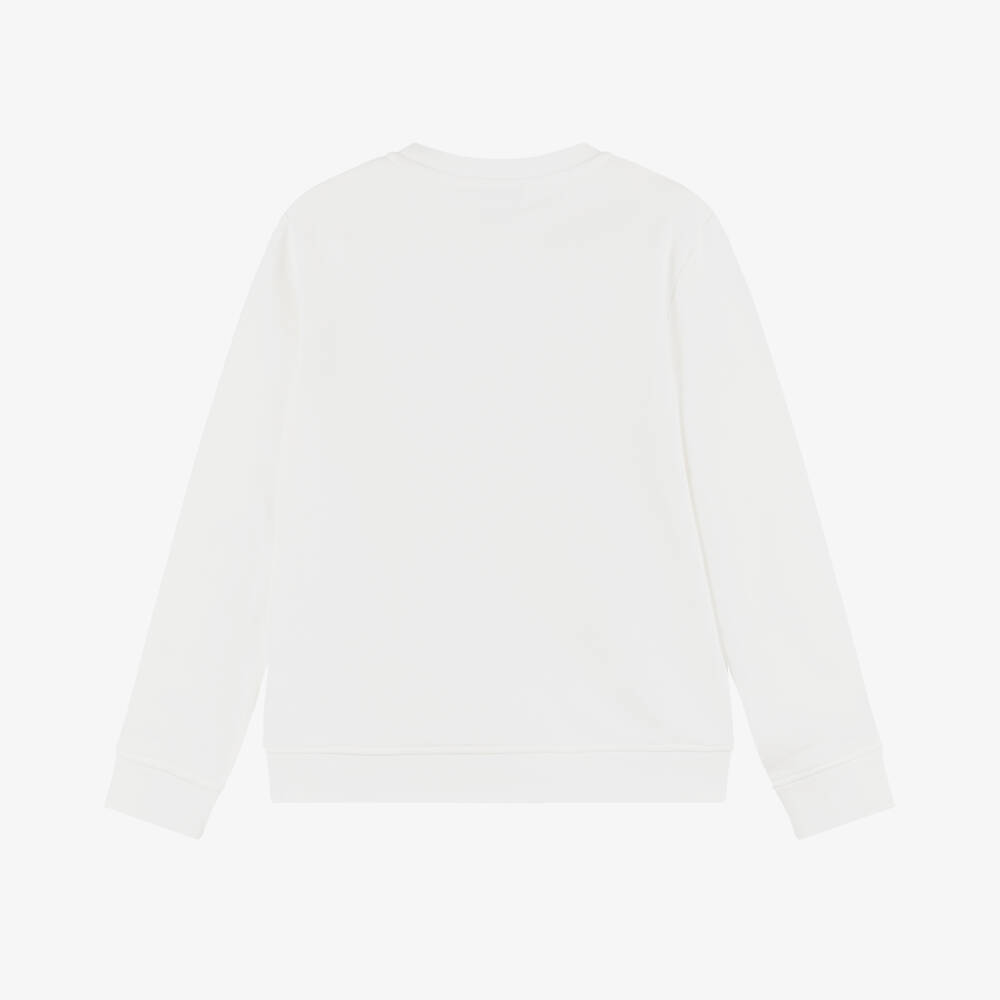 Stella McCartney Kids-Кремовый хлопковый топ с фруктовым принтом для девочек | Childrensalon Outlet