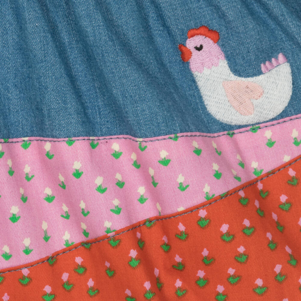 Stella McCartney Kids-فستان دنيم لون أزرق | Childrensalon Outlet