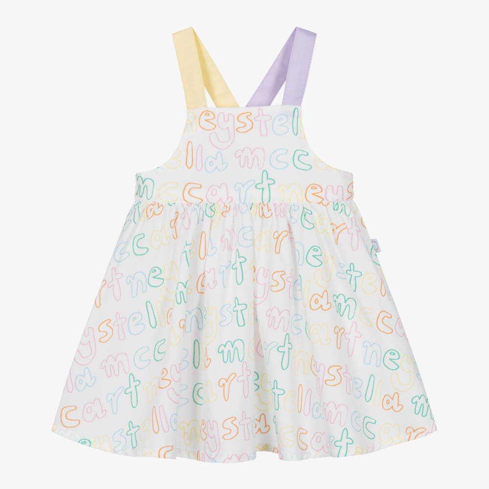 Stella McCartney Kids-فستان عاجي أنيق للبنات | Childrensalon Outlet