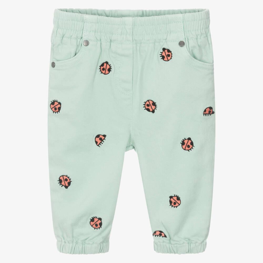 Stella McCartney Kids-Джинсы изумрудные для девочек | Childrensalon Outlet