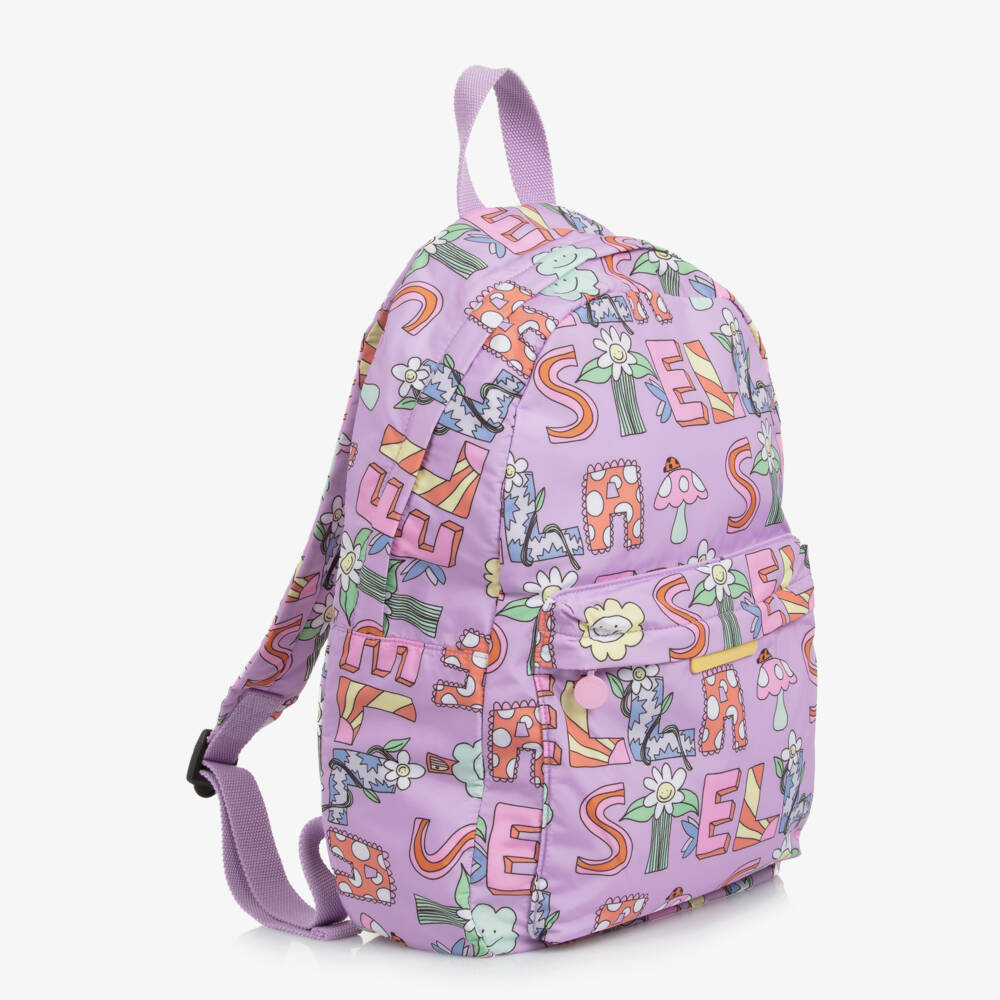 Stella McCartney Kids-Girls Enchanted Lilac Carry-All Backpack | Childrensalon Outlet