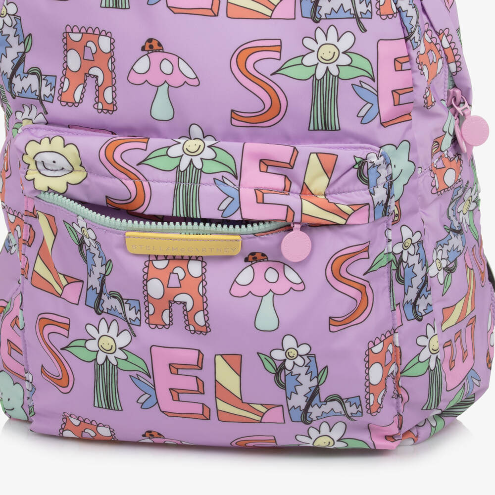 Stella McCartney Kids-Girls Enchanted Lilac Carry-All Backpack | Childrensalon Outlet