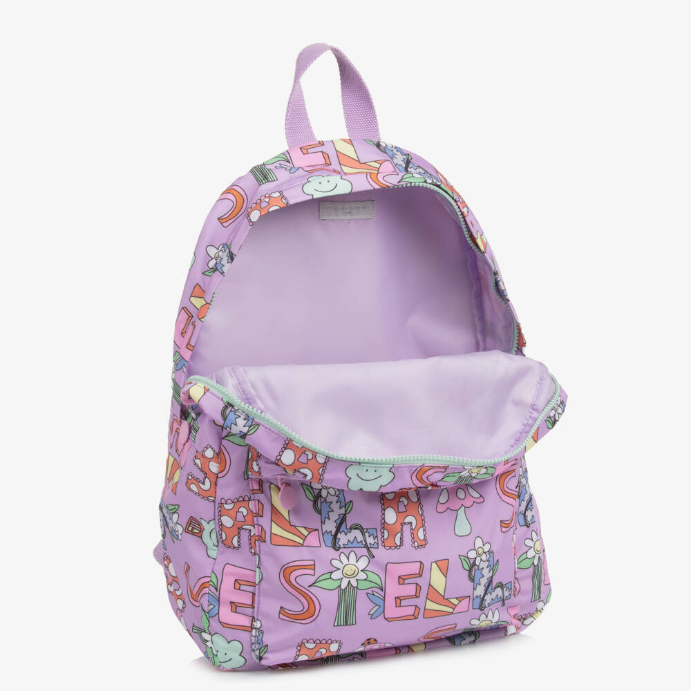 Stella McCartney Kids-Girls Enchanted Lilac Carry-All Backpack | Childrensalon Outlet