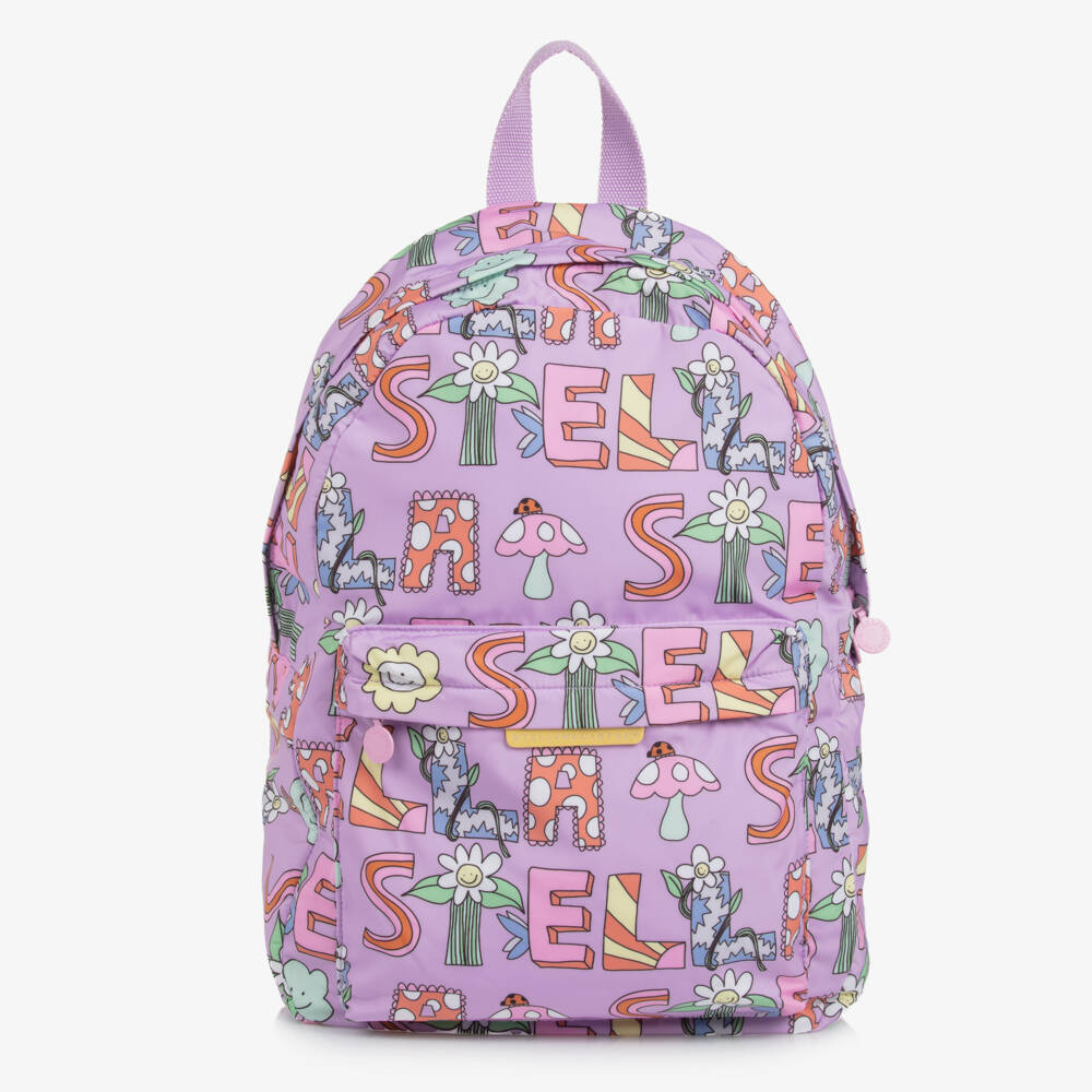Stella McCartney Kids-Girls Enchanted Lilac Carry-All Backpack | Childrensalon Outlet