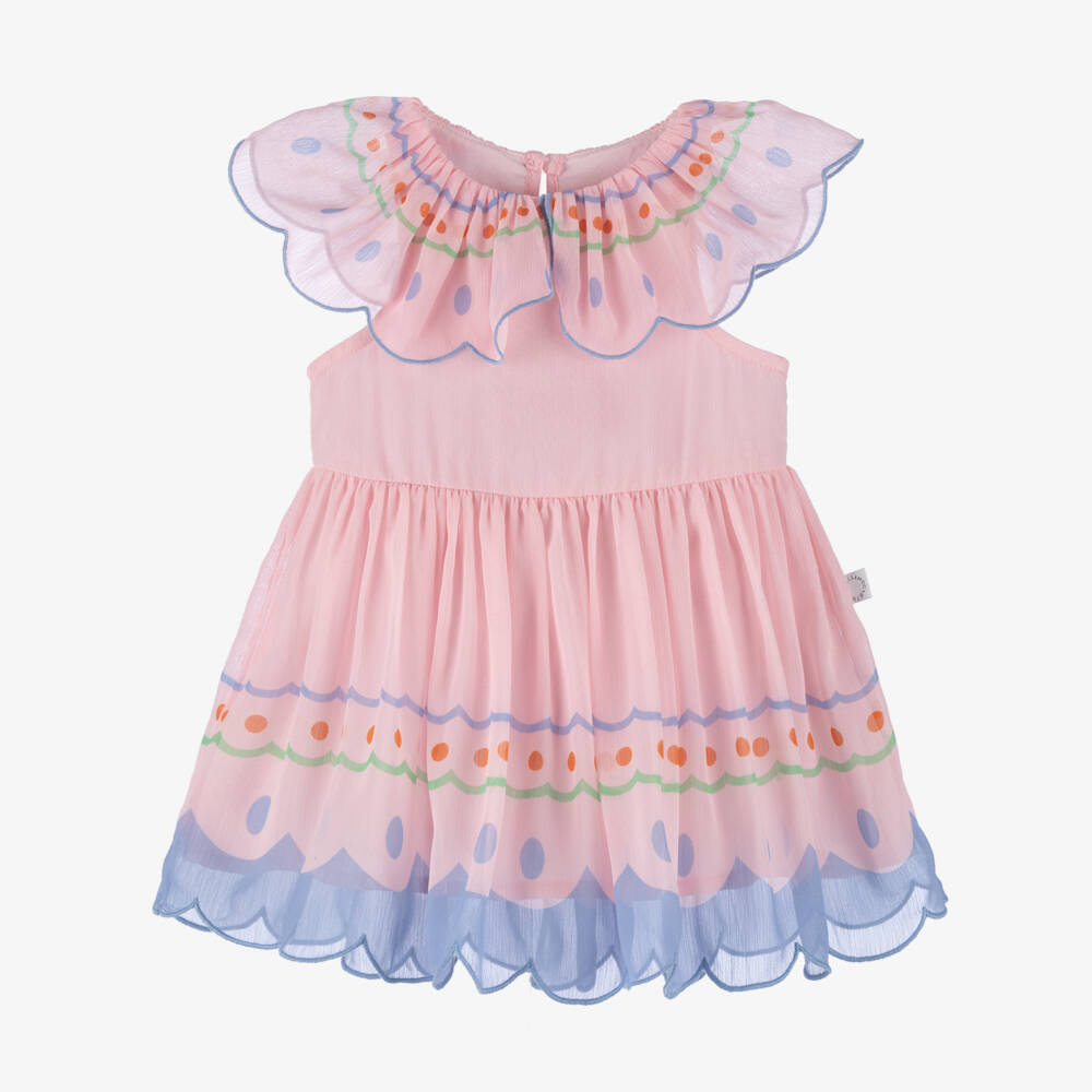 Stella McCartney Kids-Girls' Enchanted Pink Chiffon Delight | Childrensalon Outlet