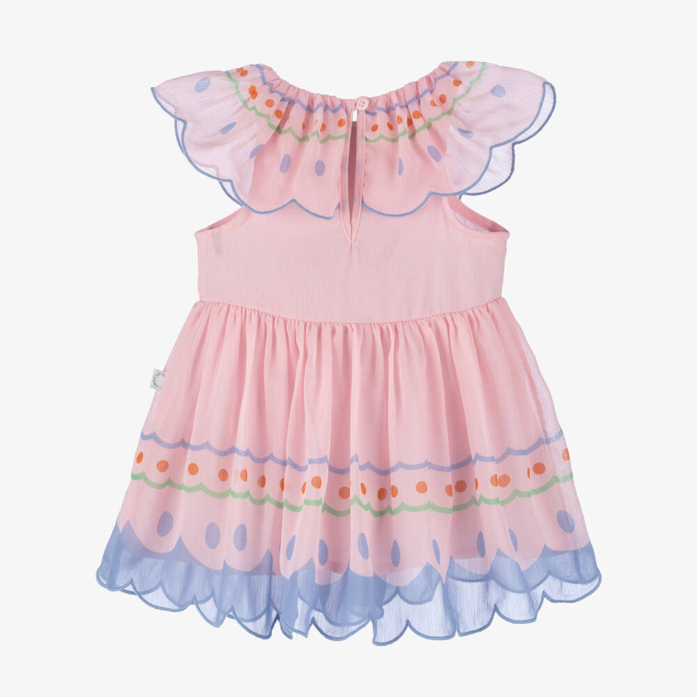 Stella McCartney Kids-Girls' Enchanted Pink Chiffon Delight | Childrensalon Outlet