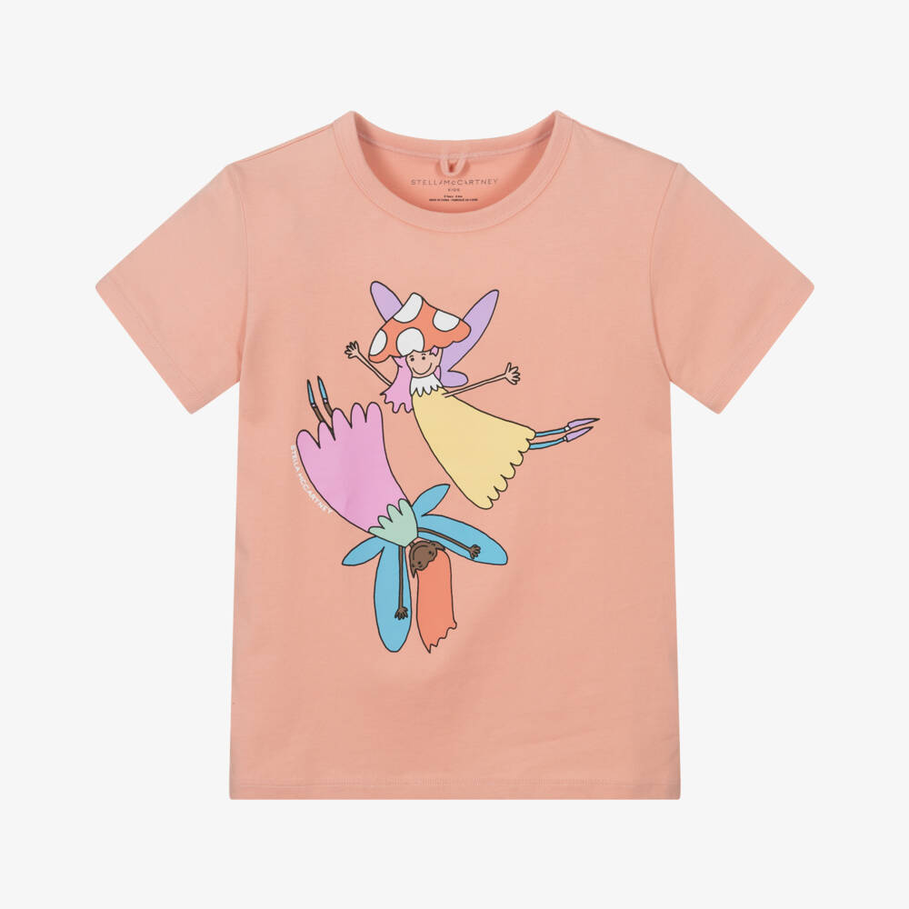 Stella McCartney Kids-Girls Enchanted Pink Fairy Tee | Childrensalon Outlet